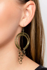 Paparazzi Jewelry Earrings Dont Go CHAINg-ing - Silver