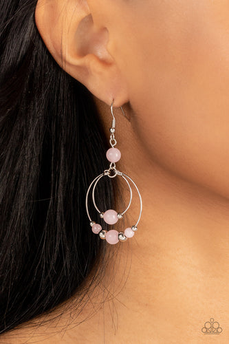 Paparazzi Jewelry Earrings Eco Eden - Pink