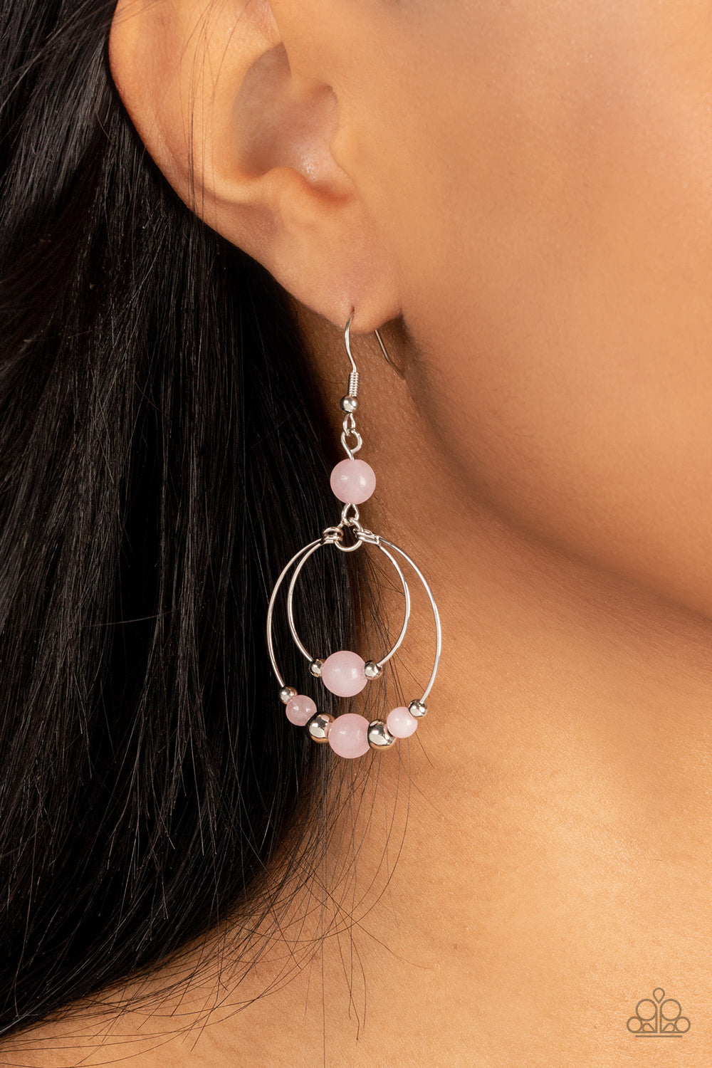 Paparazzi Jewelry Earrings Eco Eden - Pink