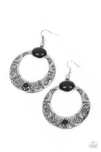 Load image into Gallery viewer, Paparazzi Jewelry Earrings Garden Glyphs - Black