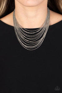 Paparazzi Jewelry Necklace Cascading Chains - Gold