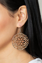 Load image into Gallery viewer, Paparazzi Jewelry Earrings MANDALA Effect - Orange
