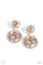 Load image into Gallery viewer, Paparazzi Jewelry Earrings Gasp-Worthy Glam - Gold