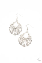 Load image into Gallery viewer, Paparazzi Jewelry Earrings Frilly Finesse - Silver