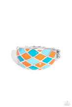 Load image into Gallery viewer, Paparazzi Jewelry Ring Patchwork Party - Orange