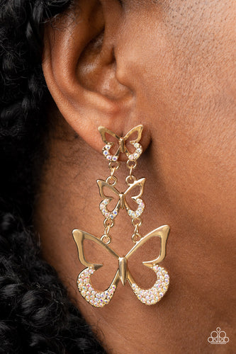 Paparazzi Jewelry Earrings Flamboyant Flutter - Multi