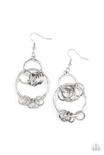 Load image into Gallery viewer, Paparazzi Jewelry Earrings Rebel Ringer - Silver