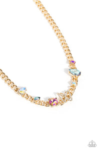 Paparazzi Jewelry Necklace Storybook Succession - Gold