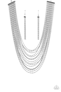 Paparazzi Jewelry Necklace Cascading Chains - Gold