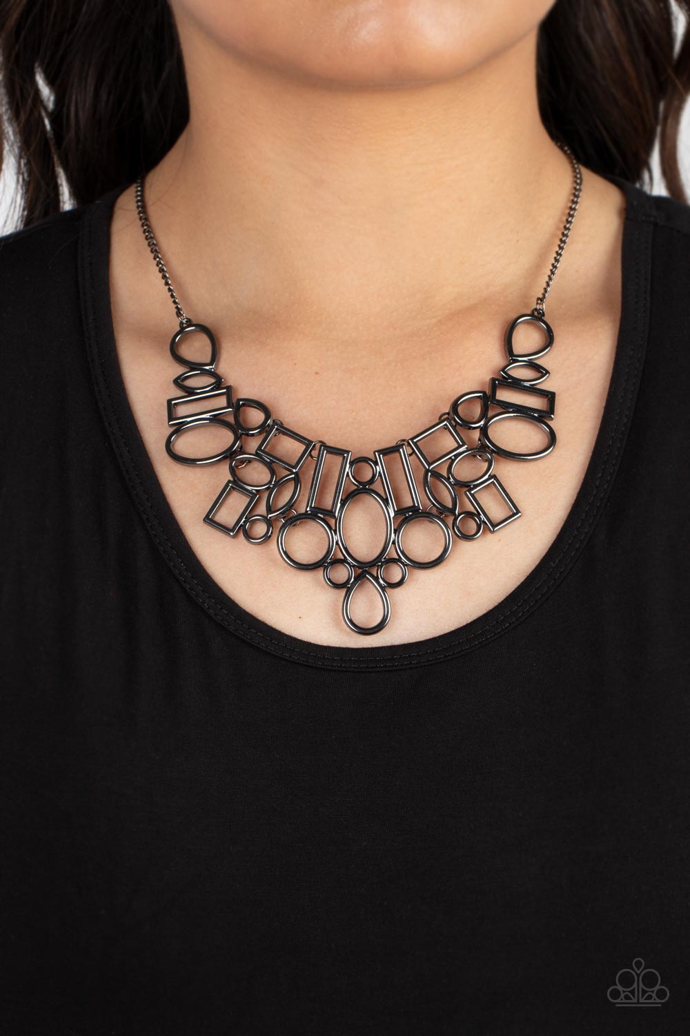 Paparazzi Jewelry Necklace Geometric Grit