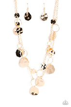 Load image into Gallery viewer, Paparazzi Jewelry Necklace Hammered Horizons - Gold