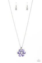 Load image into Gallery viewer, Paparazzi Jewelry Necklace Fancy Flower Girl - Purple