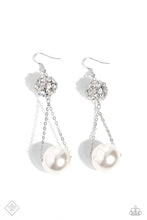 Load image into Gallery viewer, Paparazzi Jewelry Earrings Ballerina Balance - White