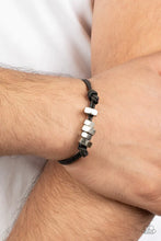 Load image into Gallery viewer, Paparazzi Jewelry Bracelet Bolt Out - Black