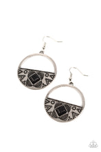 Load image into Gallery viewer, Paparazzi Jewelry Earrings Sandstone Prairie - Black