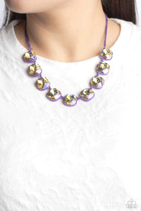 Paparazzi Jewelry Necklace Combustible Command - Purple