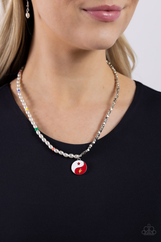 Paparazzi Jewelry Necklace Youthful Yin and Yang
