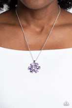 Load image into Gallery viewer, Paparazzi Jewelry Necklace Fancy Flower Girl - Purple