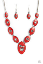 Load image into Gallery viewer, Paparazzi Jewelry Necklace Pressed Flowers - Red