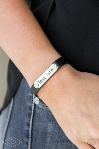 Paparazzi Jewelry Bracelet Love Life - Black