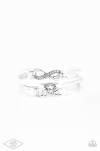 Paparazzi Jewelry Bracelet Infinitely Irresistible - White