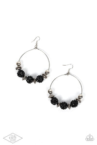 Paparazzi Jewelry Earrings I Can Take a Compliment - Black
