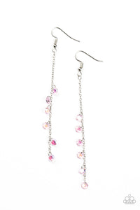 Paparazzi Jewelry Earrings Extended Eloquence - Pink