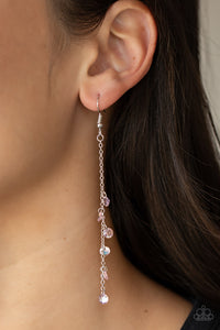 Paparazzi Jewelry Earrings Extended Eloquence - Pink