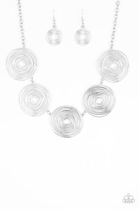 Paparazzi Jewelry Necklace SOL-Mates Silver