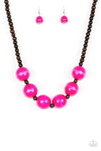 Load image into Gallery viewer, Paparazzi Jewerly Wooden Oh My Miami Pink