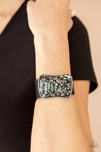 Paparazzi Jewelry Bracelet Twinkle Twinkle Little ROCK STAR - Black