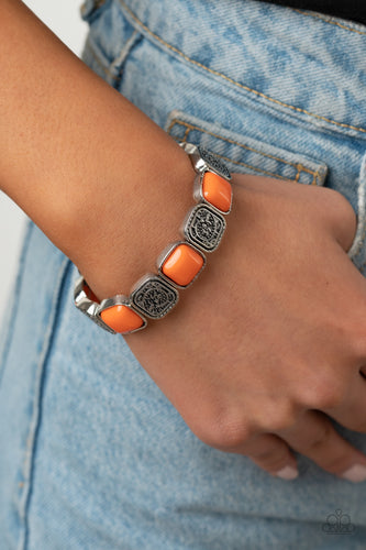 Paparazzi Jewelry Bracelet Trendy Tease - Orange