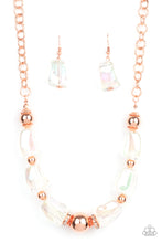 Load image into Gallery viewer, Paparazzi Jewelry Necklace Iridescently Ice Queen - Copper