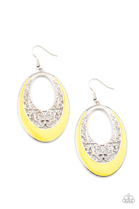 Paparazzi Jewelry Earrings Orchard Bliss - Yellow