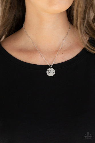 Paparazzi Jewelry Necklace Choose Faith - Silver