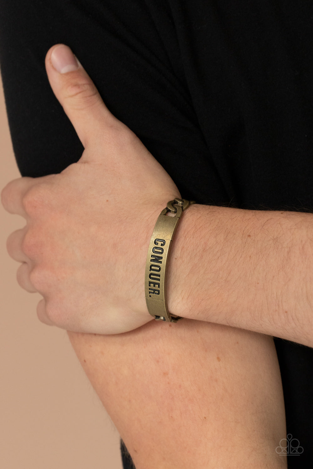 Paparazzi Jewelry Bracelet Your Fears - Brass