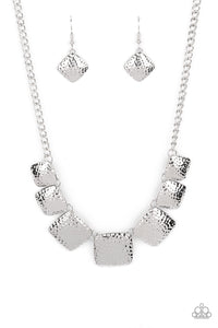 Paparazzi Jewelry Necklace Keeping It RELIC - Silver