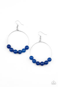 Paparazzi Jewelry Earrings Let It Slide - Blue