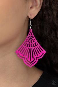 Paparazzi Jewelry Wooden Eastern Escape - Pink
