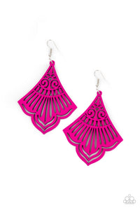 Paparazzi Jewelry Wooden Eastern Escape - Pink