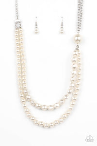 Paparazzi Jewelry Necklace Remarkable Radiance - White