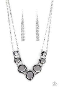 Paparazzi Jewelry Necklace Absolute Admiration - Silver