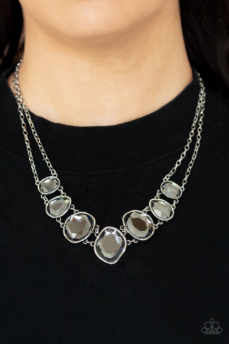 Paparazzi Jewelry Necklace Absolute Admiration - Silver