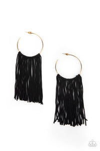 Paparazzi Jewelry Earrings Flauntable Fringe - Gold