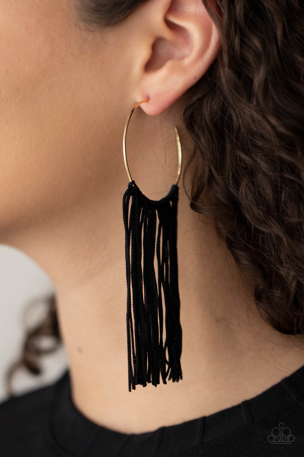 Paparazzi Jewelry Earrings Flauntable Fringe - Gold