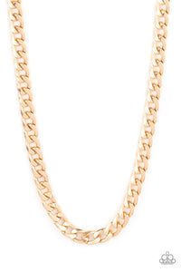 Paparazzi Jewelry Necklace Knockout Champ - Gold