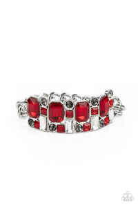 Paparazzi Jewelry Bracelet Urban Crest - Red