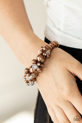 Paparazzi Exclusive Bracelet Upcycled Upscale - Brown