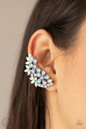 Paparazzi Jewelry Earrings Garden Party Powerhouse - Blue