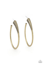 Load image into Gallery viewer, Paparazzi Jewelry Earrings Fully Loaded - Brass